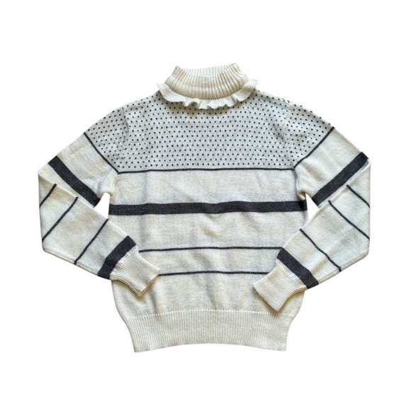 Queen’s Way to Fashion, Vintage Ladies Mock-neck Sweater, Size Large. - Picture 5 of 7